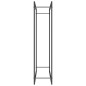 vidaXL Brennholzregal Mattschwarz 110x28x116 cm Stahl vidaXL Brennholzregal Mattschwarz 110x28x116 cm Stahl