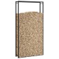 vidaXL Brennholzregal Mattschwarz 110x28x214 cm Stahl vidaXL Brennholzregal Mattschwarz 110x28x214 cm Stahl