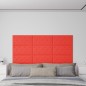 Wandpaneele 12 Stk. Rot 60x30 cm Kunstleder 2,16 m² Wandpaneele 12 Stk. Rot 60x30 cm Kunstleder 2,16 m²