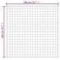 vidaXL Gewichtsdecke Grau 200x200 cm 9 kg Stoff vidaXL Gewichtsdecke Grau 200x200 cm 9 kg Stoff
