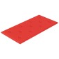 Wandpaneele 12 Stk. Rot 60x30 cm Kunstleder 2,16 m² Wandpaneele 12 Stk. Rot 60x30 cm Kunstleder 2,16 m²