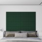 Wandpaneele 12 Stk. Dunkelgrün 90x30 cm Stoff 3,24 m² Wandpaneele 12 Stk. Dunkelgrün 90x30 cm Stoff 3,24 m²