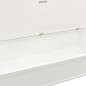 vidaXL Sitzbank Weiß 107x45x75,5 cm Massivholz Tanne vidaXL Sitzbank Weiß 107x45x75,5 cm Massivholz Tanne