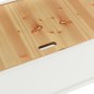 vidaXL Sitzbank Weiß 107x45x75,5 cm Massivholz Tanne vidaXL Sitzbank Weiß 107x45x75,5 cm Massivholz Tanne