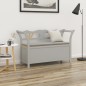 vidaXL Sitzbank Grau 107x45x75,5 cm Massivholz Tanne vidaXL Sitzbank Grau 107x45x75,5 cm Massivholz Tanne
