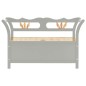 vidaXL Sitzbank Grau 107x45x75,5 cm Massivholz Tanne vidaXL Sitzbank Grau 107x45x75,5 cm Massivholz Tanne