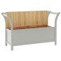 vidaXL Sitzbank Grau 107x45x75,5 cm Massivholz Tanne vidaXL Sitzbank Grau 107x45x75,5 cm Massivholz Tanne