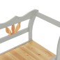 vidaXL Sitzbank Grau 107x45x75,5 cm Massivholz Tanne vidaXL Sitzbank Grau 107x45x75,5 cm Massivholz Tanne