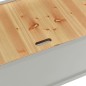 vidaXL Sitzbank Grau 107x45x75,5 cm Massivholz Tanne vidaXL Sitzbank Grau 107x45x75,5 cm Massivholz Tanne