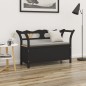 vidaXL Sitzbank Schwarz 107x45x75,5 cm Massivholz Tanne vidaXL Sitzbank Schwarz 107x45x75,5 cm Massivholz Tanne