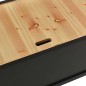 vidaXL Sitzbank Schwarz 107x45x75,5 cm Massivholz Tanne vidaXL Sitzbank Schwarz 107x45x75,5 cm Massivholz Tanne