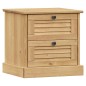 vidaXL Nachttisch VIGO 42x35x40 cm Massivholz Kiefer vidaXL Nachttisch VIGO 42x35x40 cm Massivholz Kiefer