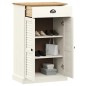 vidaXL Schuhschrank VIGO Weiß 60x35x96 cm Massivholz Kiefer vidaXL Schuhschrank VIGO Weiß 60x35x96 cm Massivholz Kiefer