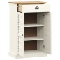 vidaXL Schuhschrank VIGO Weiß 60x35x96 cm Massivholz Kiefer vidaXL Schuhschrank VIGO Weiß 60x35x96 cm Massivholz Kiefer