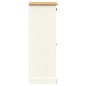 vidaXL Schuhschrank VIGO Weiß 60x35x96 cm Massivholz Kiefer vidaXL Schuhschrank VIGO Weiß 60x35x96 cm Massivholz Kiefer