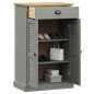 vidaXL Schuhschrank VIGO Grau 60x35x96 cm Massivholz Kiefer vidaXL Schuhschrank VIGO Grau 60x35x96 cm Massivholz Kiefer