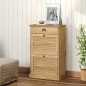 vidaXL Schuhschrank VIGO 60x35x96 cm Massivholz Kiefer vidaXL Schuhschrank VIGO 60x35x96 cm Massivholz Kiefer