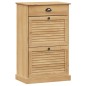 vidaXL Schuhschrank VIGO 60x35x96 cm Massivholz Kiefer vidaXL Schuhschrank VIGO 60x35x96 cm Massivholz Kiefer