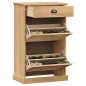 vidaXL Schuhschrank VIGO 60x35x96 cm Massivholz Kiefer vidaXL Schuhschrank VIGO 60x35x96 cm Massivholz Kiefer