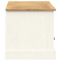 vidaXL TV-Schrank VIGO Weiß 156x40x40 cm Massivholz Kiefer vidaXL TV-Schrank VIGO Weiß 156x40x40 cm Massivholz Kiefer