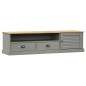 vidaXL TV-Schrank VIGO Grau 156x40x40 cm Massivholz Kiefer vidaXL TV-Schrank VIGO Grau 156x40x40 cm Massivholz Kiefer