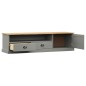 vidaXL TV-Schrank VIGO Grau 156x40x40 cm Massivholz Kiefer vidaXL TV-Schrank VIGO Grau 156x40x40 cm Massivholz Kiefer