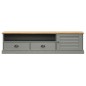 vidaXL TV-Schrank VIGO Grau 156x40x40 cm Massivholz Kiefer vidaXL TV-Schrank VIGO Grau 156x40x40 cm Massivholz Kiefer
