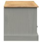 vidaXL TV-Schrank VIGO Grau 156x40x40 cm Massivholz Kiefer vidaXL TV-Schrank VIGO Grau 156x40x40 cm Massivholz Kiefer