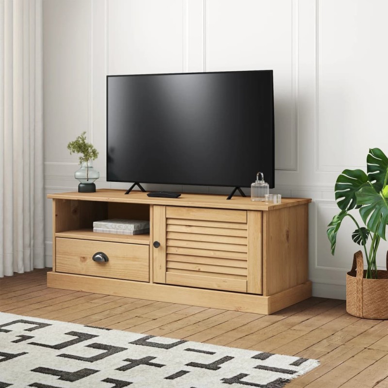 vidaXL TV-Schrank VIGO 106x40x40 cm Massivholz Kiefer vidaXL TV-Schrank VIGO 106x40x40 cm Massivholz Kiefer