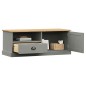 vidaXL TV-Schrank VIGO Grau 106x40x40 cm Massivholz Kiefer vidaXL TV-Schrank VIGO Grau 106x40x40 cm Massivholz Kiefer