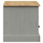 vidaXL TV-Schrank VIGO Grau 106x40x40 cm Massivholz Kiefer vidaXL TV-Schrank VIGO Grau 106x40x40 cm Massivholz Kiefer