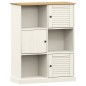 vidaXL Bücherregal VIGO Weiß 90x35x114,5 cm Massivholz Kiefer vidaXL Bücherregal VIGO Weiß 90x35x114,5 cm Massivholz Kiefer
