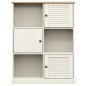 vidaXL Bücherregal VIGO Weiß 90x35x114,5 cm Massivholz Kiefer vidaXL Bücherregal VIGO Weiß 90x35x114,5 cm Massivholz Kiefer