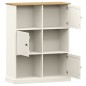 vidaXL Bücherregal VIGO Weiß 90x35x114,5 cm Massivholz Kiefer vidaXL Bücherregal VIGO Weiß 90x35x114,5 cm Massivholz Kiefer