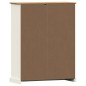 vidaXL Bücherregal VIGO Weiß 90x35x114,5 cm Massivholz Kiefer vidaXL Bücherregal VIGO Weiß 90x35x114,5 cm Massivholz Kiefer