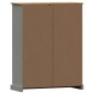 vidaXL Bücherregal VIGO Grau 90x35x114,5 cm Massivholz Kiefer vidaXL Bücherregal VIGO Grau 90x35x114,5 cm Massivholz Kiefer