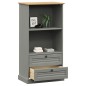 vidaXL Bücherregal VIGO Grau 60x35x114,5 cm Massivholz Kiefer vidaXL Bücherregal VIGO Grau 60x35x114,5 cm Massivholz Kiefer