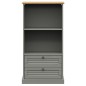 vidaXL Bücherregal VIGO Grau 60x35x114,5 cm Massivholz Kiefer vidaXL Bücherregal VIGO Grau 60x35x114,5 cm Massivholz Kiefer