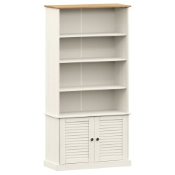 vidaXL Bücherregal VIGO Weiß 85x35x170 cm Massivholz Kiefer