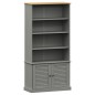 vidaXL Bücherregal VIGO Grau 85x35x170 cm Massivholz Kiefer vidaXL Bücherregal VIGO Grau 85x35x170 cm Massivholz Kiefer