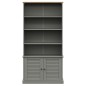 vidaXL Bücherregal VIGO Grau 85x35x170 cm Massivholz Kiefer vidaXL Bücherregal VIGO Grau 85x35x170 cm Massivholz Kiefer