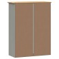 vidaXL Sideboard-Aufsatz VIGO Grau 78x30x100 cm Massivholz Kiefer vidaXL Sideboard-Aufsatz VIGO Grau 78x30x100 cm Massivholz Kiefer