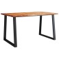 vidaXL Esstisch Baumkante 140x80x75 cm Massivholz Akazie vidaXL Esstisch Baumkante 140x80x75 cm Massivholz Akazie