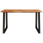 vidaXL Esstisch Baumkante 140x80x75 cm Massivholz Akazie vidaXL Esstisch Baumkante 140x80x75 cm Massivholz Akazie