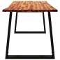 vidaXL Esstisch Baumkante 140x80x75 cm Massivholz Akazie vidaXL Esstisch Baumkante 140x80x75 cm Massivholz Akazie