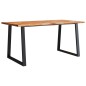 vidaXL Esstisch Baumkante 160x80x75 cm Massivholz Akazie vidaXL Esstisch Baumkante 160x80x75 cm Massivholz Akazie