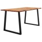 vidaXL Esstisch Baumkante 160x80x75 cm Massivholz Akazie vidaXL Esstisch Baumkante 160x80x75 cm Massivholz Akazie