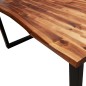 vidaXL Esstisch Baumkante 160x80x75 cm Massivholz Akazie vidaXL Esstisch Baumkante 160x80x75 cm Massivholz Akazie