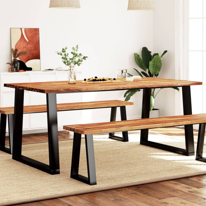 vidaXL Esstisch Baumkante 180x90x75 cm Massivholz Akazie vidaXL Esstisch Baumkante 180x90x75 cm Massivholz Akazie