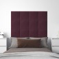 Wandpaneele 12 Stk. Lila 30x30 cm Stoff 1,08 m² Wandpaneele 12 Stk. Lila 30x30 cm Stoff 1,08 m²